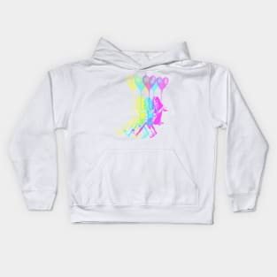 Banksy Ballon Girl CMY Kids Hoodie